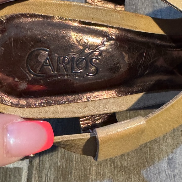 Carlos by Carlos Santana Tan Chic Heels *NEW* - Picture 2 of 9